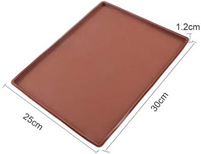 Baking Mat Baking Mat Swiss Roll Cake Roller Pad Non-Stick Functional Cookie Sheet Silicone Oven Liner Flexible Baking Tray,30Cmx25Cm