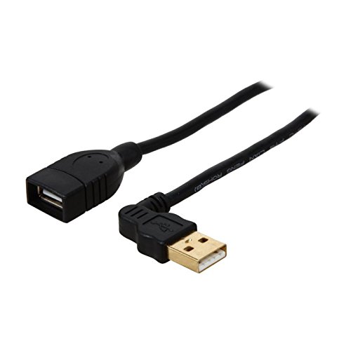 Tripp Lite U005-10I USB A/A 2.0 Extension Cable 10-Inch (USB-A Left-Angle M to USB-A F)