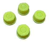 Pack of 4 Blitz Yellow Spout Cap fits self-Venting Gas can spouts 900302 900092 900094