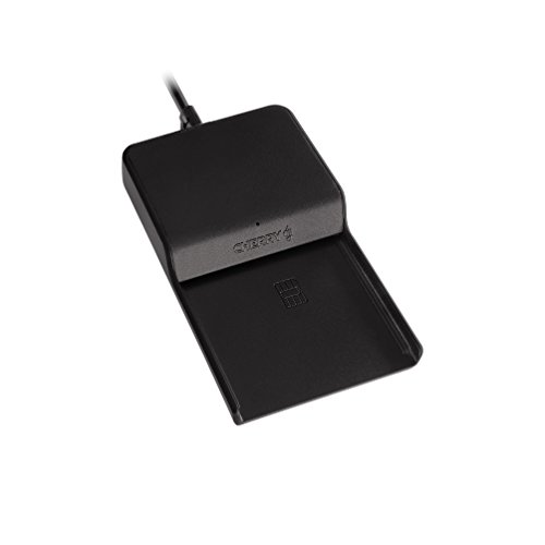Cherry TC1100 Stand Alone PCSC/EMV Contact Smart Card Reader Black Usb JT-0100WB-2