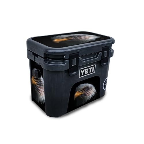 Skin Compatible with Yeti Roadie 15 Hard Cooler - Eagle Eye - Premium 3M Vinyl…