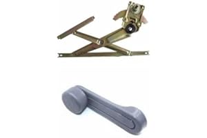 FEILIDAPARTS Window Regulator Manual and Hnadle,Intended for Toyota 08/1989-01/2006 Toyota HIACE LH1**,RZH10*,11*,125,135,15* (Front Right)