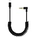 Dreamvasion Aux Cord for iPhone X 8, Spring Audio Adapter Cable with 3.5mm Headphone Jack 90 Degree [Extend to 6ft] for iPhone 7 7 Plus / 8 8 Plus / X, iPad to Car Stereo / Speaker, Support iOS 11.4