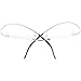 LianSan Designer Titanium Rimless Mens Reading Glasses women Readers Glasses 8013 (+1.25, silver)