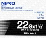 NIPRO HYPODERMIC Dispensing NEEDLE 22g x 1 1/2