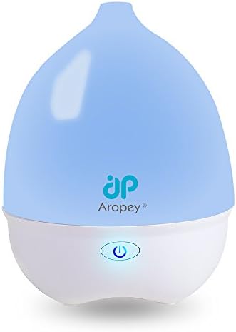 Aroma Essential Oil Diffuser 70ml by Aropey Ultrasonic Humidifier Aromatherapy Diffusers 7 Color LED Lights for Home Baby Bedroom Office Study Yoga Spa (70ml)
