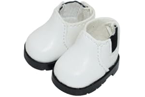 JOJEDOMO Compatible with Labubu Doll Shoes for 17cm Doll,Shoes Used for Labubu Accessories(X-White)