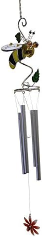 Jade Garden Tt2790A Glass Bee Wind Chime