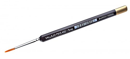 Vallejo Round Toray Brush 2 with Triangular Handle Model Kit