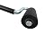 Laminate Veneer J Roller 12” Long Bent Steel Handle, 1.5” Diameter x 3” Long Hard Rubber Roller LR