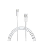 Apple Lighting to USB Cable for Apple iPhone 6s,5,5c,5s (2 Pack) 3.3 Feet White - Non-Retail Packaging