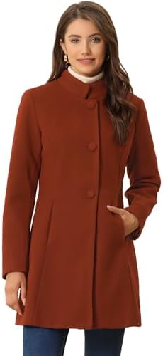 Amazon.com: ZouoYYii Women's Short Wool Jacket Coat - Winter