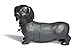 Danya B. NY8026B Unique Decorative Expandable Dachshund Bookend Set for Dog Lovers- Black