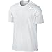 Nike Men's Legend 2.0 Short Sleeve Tee, White/Black/Black, Medium