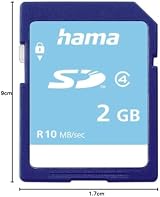 Hama 2GB SD Card Class 4 10MB/s with Mechanical Write Protection view 2