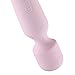 Wireless Wand Massager,New IPX 8 Waterproof Powerful Mini Cordless Wand Massaging with 10 Vibrations and 5 Multi-Speed,getbear Silicone Compact Rechargeable Power Massager (Pink) (Pink)