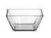 Libbey Crisa Tempo Square Bowl, 5-1/2-Inch, Box of 12, Clear
