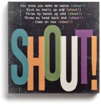 Lyricology Shout Box Decorative Sign
