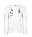 Mercedes-AMG Petronas Motorsport 2019 F1 Team Long Sleeve Driver T-Shirt White