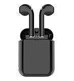 Wireless Earbuds, Bluetooth 5.0 Wireless Earbuds Bass HD Stereo Sound Bluetooth Headphones, Built-in Mic and Up to 2.5 Hours Playtime(Black with Case Skin)