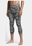 Nike Men's Pro Hypercool 3/4 Camo Grey/Black Tights 932418-037