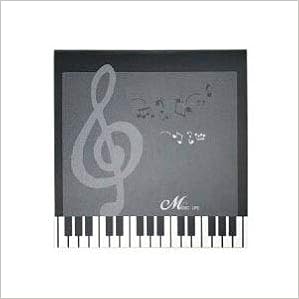 Amazon ピアノ鍵盤がかわいい音楽柄のメモ 1冊100枚 12冊 メモ帳 文房具 オフィス用品