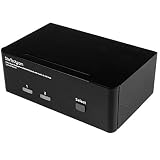 StarTech.com 2-Port DisplayPort KVM Switch - Dual-Monitor - 4K 60 - with Audio & USB Peripheral Support - DP 1.2 - USB Hub (SV231DPDDUA2)