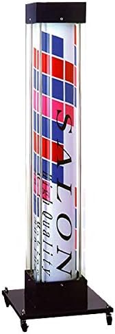 Amazon Co Jp 新品 大阪サイン Os Easyグレー ブロックセル 理容室 サインポール スタンドタイプ ビューティー