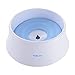 Dog Water Bowl with Floating Disk Spill Proof Water Bowl, WishLotus Anti-Overturn/Anti-Dust/Anti-Choking Anti-Overflow Bowl to Slow Down Drinking Speed for Dogs and Cats,40 oz (Blue)