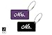 Wedding and Anniversary Gift - Elegant Mr Mrs Luggage Tags with Nice Metal Finish (Now in Pink or Purple)