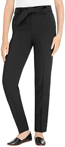 Briggs New York Womens Flat Front Pull On with Slimming Solution Pants, Black, 8 US at Amazon Women's Clothing store Briggs New York Womens Flat Front Pull On with Slimming Solution Pants, Black, 8 US at Amazon Women's Clothing store