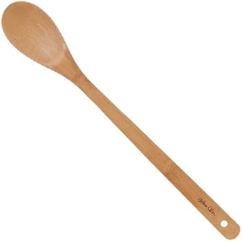 Helen's Asian Kitchen 97050 Kitchen Spoon Cooking Utensil, 15-Inch, Natural Bamboo