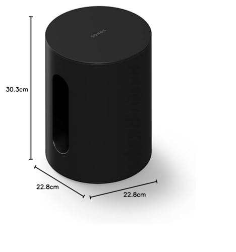 Sonos Sub Mini Kompakt-Subwoofer, beeindruckender Bass, ausgewogener Klang, Einstellbarer EQ, 2 Class-D-Verstärker, Trueplay - Schwarz. 8