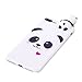 DAMONDY iPhone 8 Plus Case,iPhone 7 Plus Case,3D Cute Cartoon Animals Pattern Soft Silicone Gel Slim Design Rubber Thin Protective Cover Phone Case for iPhone 8 Plus 7 Plus-White Panda