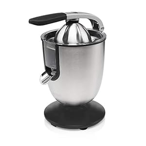 Princess-Citrus-Juicer-Champion-160-W-Professional-Orange-and-Lemon-Squeezer-Stainless-Steel-Lever-arm-Universal-Cone-for-All-Citrus-Fruit-Non-drip-system-exclusive Princess Citrus Juicer Champion – Professional Orange and Lemon Squeezer – Stainless Steel – Lever arm – Universal Cone…