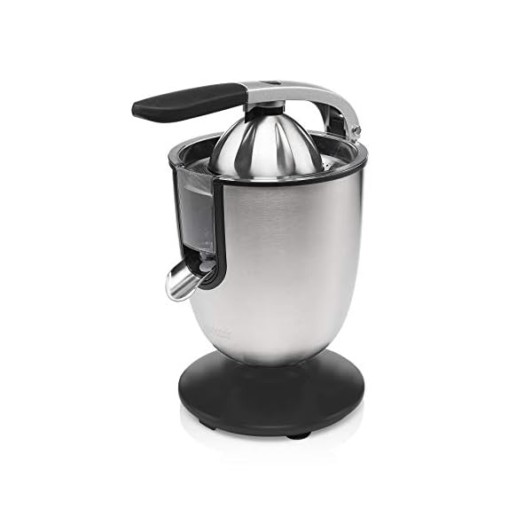 Princess Citrus Juicer Champion – Professional Orange and Lemon Squeezer – Stainless Steel – Lever arm – Universal Cone…