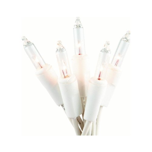 Everglow 2970-22, 50 Clear Mini Lights on a White Wire String, UL Approved for Indoor and Outdoor Us - //coolthings.us