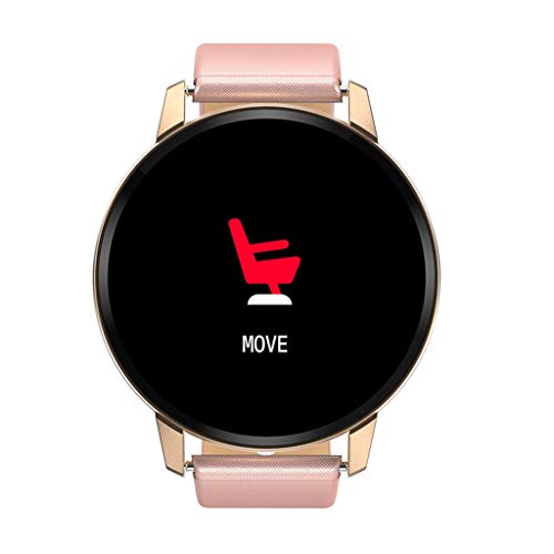 Bravetoshop Bluetooth Smartwatch with Heart Rate Monitor Fitness Watch for GPS, Sport Activity Tracking, Sleep Monitoring, Message Reminder Gold
