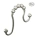 Moldiy Bathroom Shower Curtain Hooks, Double Glide Rings Brushed Nickle Finshed, Set of 12