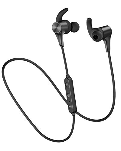 SoundPEATS(サウンドピーツ) Q12Plus Bluetooth イヤホン Bluetooth5.0搭載 APT-XLLコーデック対応 高音質・低遅延 ブルートゥース イヤホン 10MMドライバー採用 9時間連続再生 IPX6防水 イヤホン マグネット内蔵 CVC8.0 ノイズキャンセリング搭載