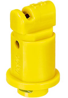 TeeJet Turbo Induction TTI11002-VP Wide Angle Flat Fan Visiflo Spray Nozzle - 110° - 0.2 GPM - Yellow (Pack of 12)