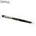 Rolabling 2-Way French Tip Brush Kolinsky Sable Gel Nail Brush for French Tip with Dotting Tool Manicure Design Nail Art Tool Suitable for Nail Drawing and DIY at Home (C00025)