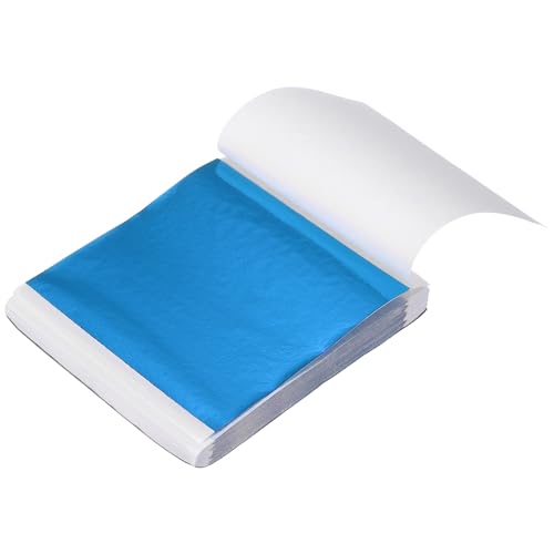MECCANIXITY 200 Sheet Gold Leaf Sheets, 3.3