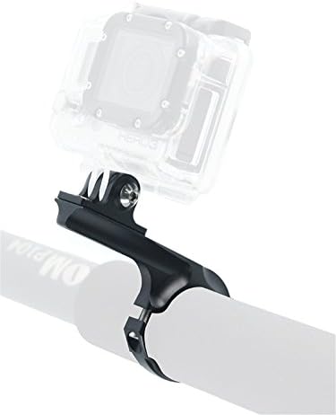 Snail Shop Bike Motorcycle Handlebar or Roll Bar Strap Mount for Gopro Hero4/3+3/2/hero Cameras (Black)