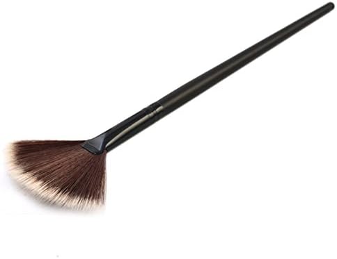 Pyracin(TM) Slim Fan Shape Powder Concealor Blending Finishing Highlighter Highlighting Makeup Brush Nail Art Brush for Makeup