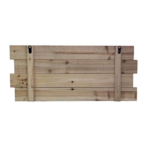 Stonebriar Rustic Wood Collage Picture Frame with Clips and Metal