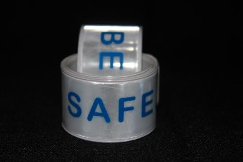 Reflective Band Snap Wrap Silver (Pair of 2)
