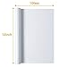 EATOP HTV Heat Transfer Vinyl, Easy to Weed Iron On Vinyl for T-Shirts 12 Inch x 10 Feet Rolls (White)