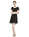 Ever Pretty Round Neckline Sleeve Ruched Short Casual Wear to Work Dress 03990