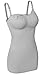 Sayceli Womens Seamless Wirefree Nursing Cami Tank Top With Build-In Maternity Bra Color Grey Size XL